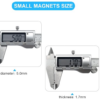 Magnet neodim 5mm x 2mm N35 - imagine 2