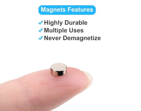 Magnet neodim 5mm x 2mm N35 - imagine 3