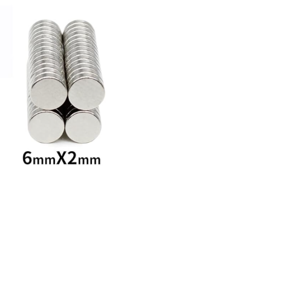 Magnet neodim disc 6x2mm - imagine 5