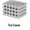 Magnet neodim disc 5 x 1 mm - imagine 2