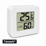 Termometru digital de camera cu higrometru, afisaj LCD, masurare temperatura si umiditate interior, TMK-T0-W, Temark®
