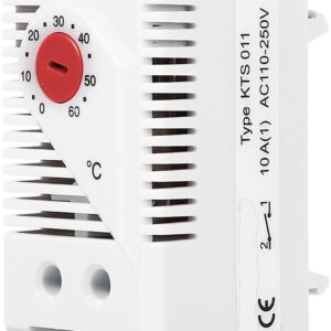 Termostat mecanic bimetalic industrial, KTO011 Temark®, pentru incalzire, montare pe sina DIN Rail, -Normal Deschis