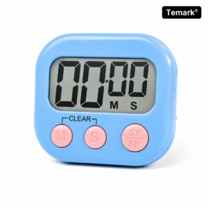 Timer digital de bucătărie Temark TMK-CR-1, cronometrare crescătoare și descrescătoare, magnet, alarmă